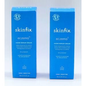 2 Skinfix eczema+ Hand Repair Cream 3oz Redness Relief Skin Protectant ~ Vegan